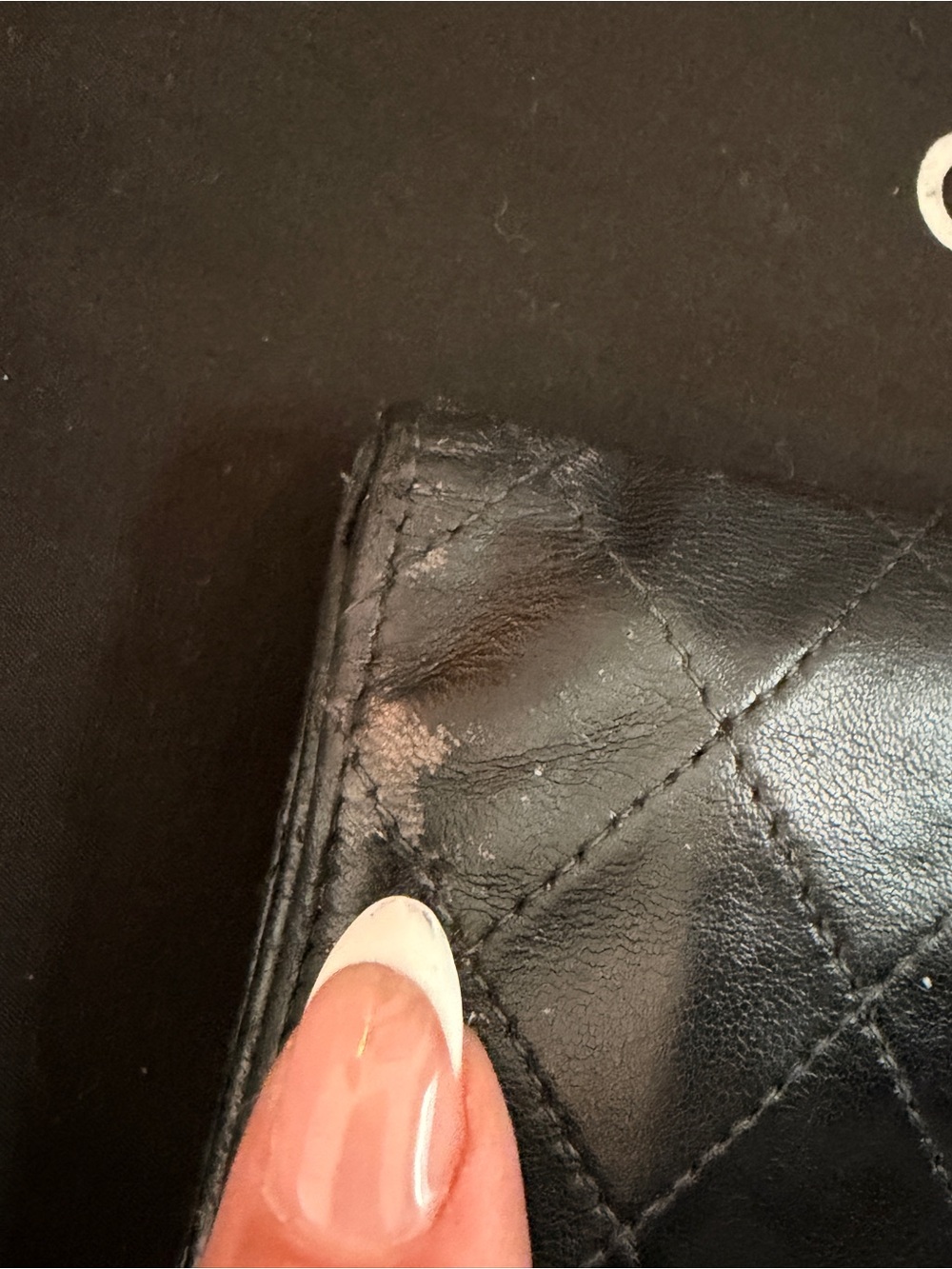 CHANEL Black Quilted Lambskin Wallet with Silver CC Emblem - Picture 8 of 8